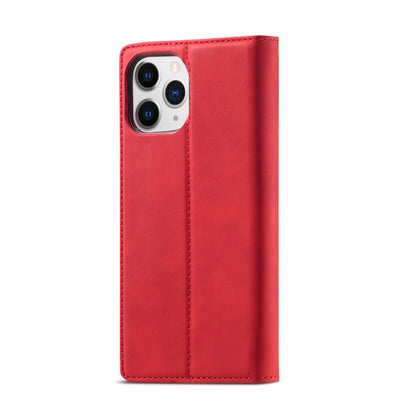 For iPhone 13 Pro Max LC.IMEEKE Strong Magnetic PU + Matte TPU Horizontal Flip Leather Case with Holder & Card Slots & Wallet (Red) - iPhone 13 Pro Max Cases by LC.IMEEKE | Online Shopping UK | buy2fix