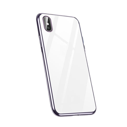 For iPhone X / XS SULADA Shockproof Ultra-thin TPU Protective Case(Purple) - More iPhone Cases by SULADA | Online Shopping UK | buy2fix