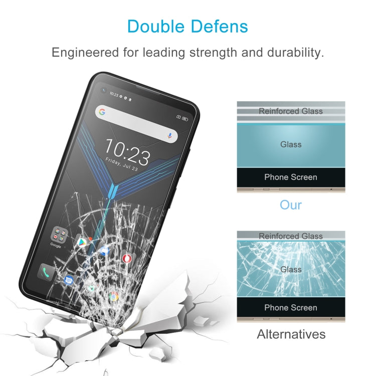 For Blackview BL5000 Dual 10 PCS 0.26mm 9H 2.5D Tempered Glass Film by buy2fix