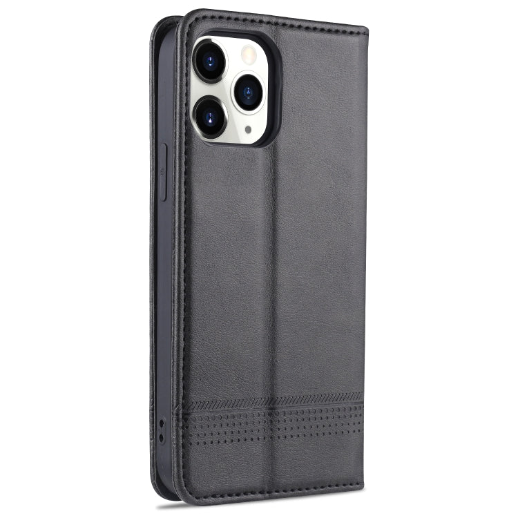 For iPhone 13 Pro Max AZNS Magnetic Calf Texture Horizontal Flip Leather Case with Card Slots & Holder & Wallet (Black) - iPhone 13 Pro Max Cases by AZNS | Online Shopping UK | buy2fix