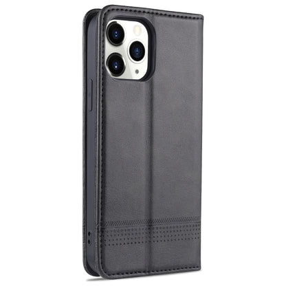 For iPhone 13 Pro Max AZNS Magnetic Calf Texture Horizontal Flip Leather Case with Card Slots & Holder & Wallet (Black) - iPhone 13 Pro Max Cases by AZNS | Online Shopping UK | buy2fix