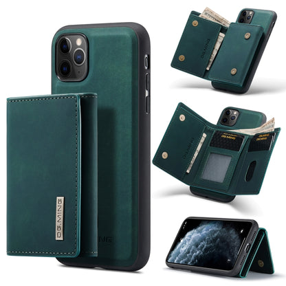 DG.MING M1 Series 3-Fold Multi Card Wallet  Back Cover Shockproof Case with Holder Function For iPhone 11 Pro Max(Green) - iPhone 11 Pro Max Cases by DG.MING | Online Shopping UK | buy2fix