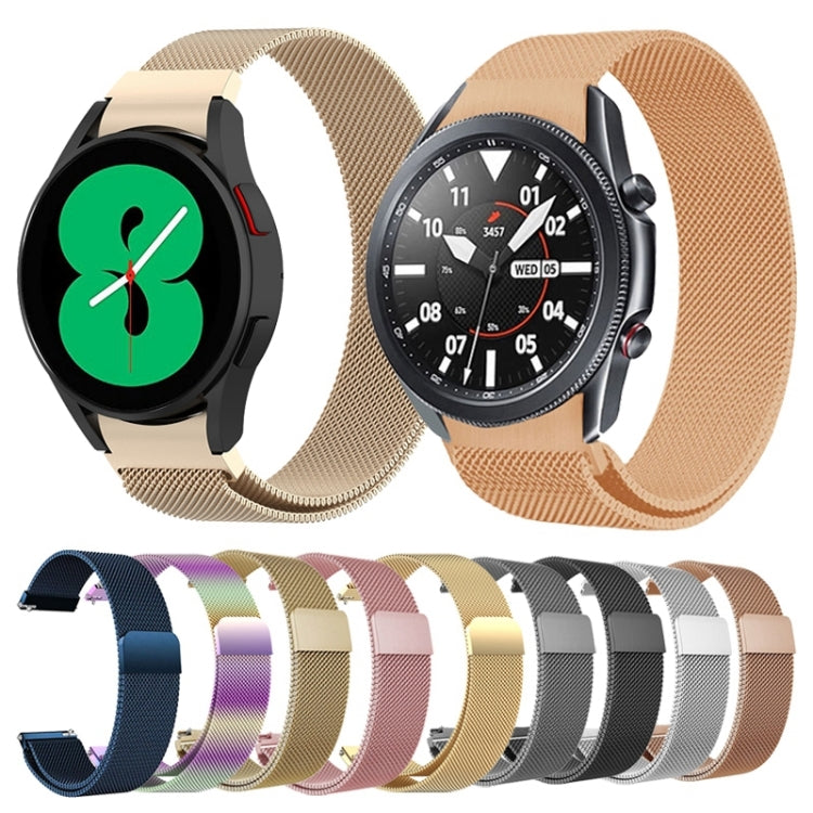 For Samsung Galaxy Watch4 40mm Milanese Watch Band(Colorful) - Watch Bands by buy2fix | Online Shopping UK | buy2fix