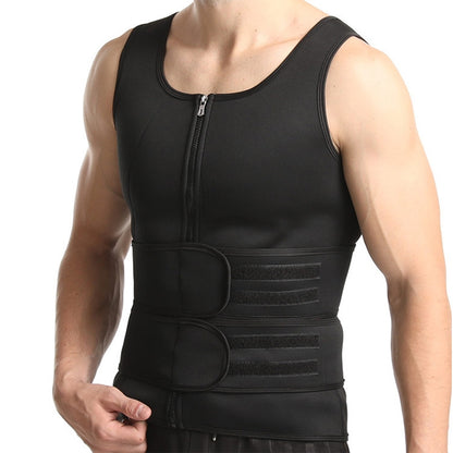 Neoprene Men Sport Body Shapers Vest Waist Body Shaping Corset, Size:XL(Black) -  by buy2fix | Online Shopping UK | buy2fix