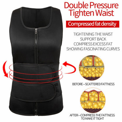 Neoprene Men Sport Body Shapers Vest Waist Body Shaping Corset, Size:XL(Black) -  by buy2fix | Online Shopping UK | buy2fix