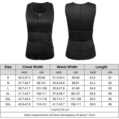 Neoprene Men Sport Body Shapers Vest Waist Body Shaping Corset, Size:XL(Black) -  by buy2fix | Online Shopping UK | buy2fix