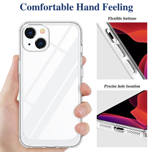 For iPhone 13 mini Crystal Clear Shockproof PC + TPU Protective Case (Transparent) by buy2fix