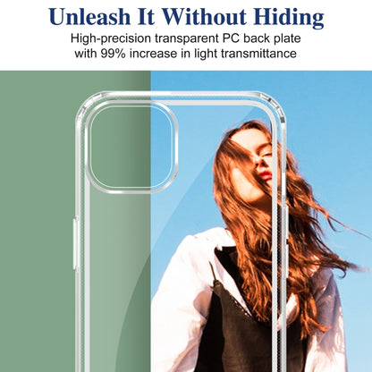 For iPhone 13 mini Crystal Clear Shockproof PC + TPU Protective Case (Transparent) by buy2fix