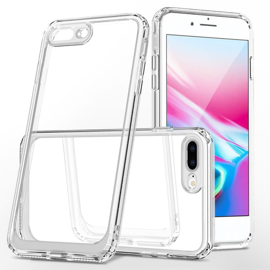 Crystal Clear Shockproof PC + TPU Protective Case For iPhone 8 Plus / 7 Plus(Transparent) - More iPhone Cases by buy2fix | Online Shopping UK | buy2fix