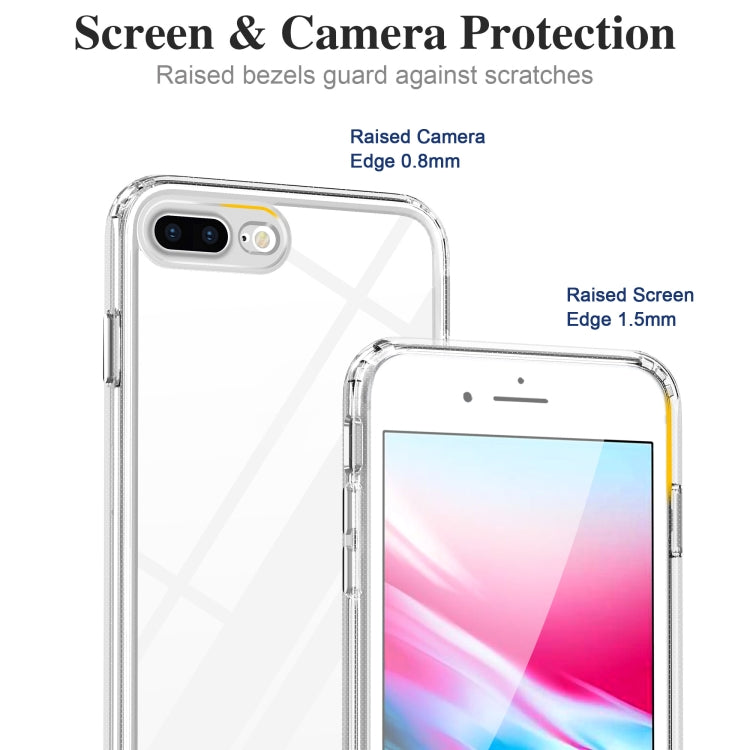 Crystal Clear Shockproof PC + TPU Protective Case For iPhone 8 Plus / 7 Plus(Transparent) by buy2fix