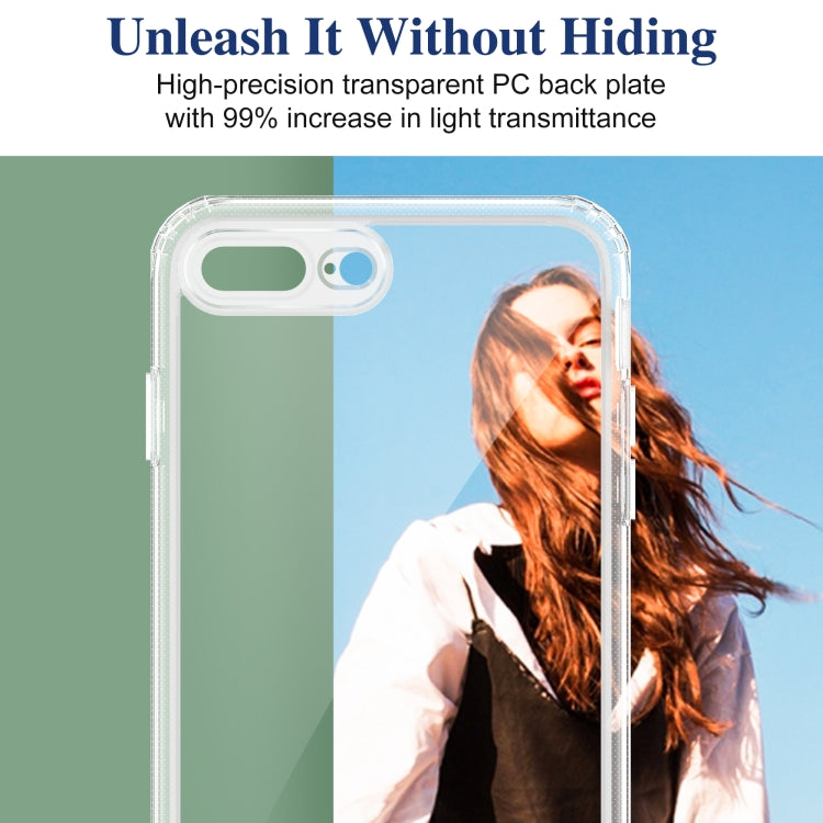 Crystal Clear Shockproof PC + TPU Protective Case For iPhone 8 Plus / 7 Plus(Transparent) by buy2fix