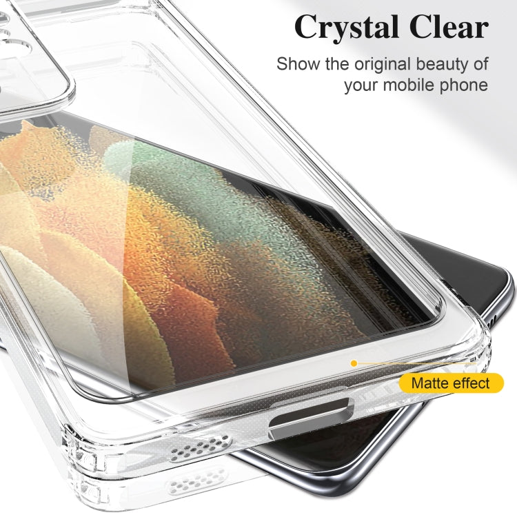 For Samsung Galaxy S21 Ultra 5G Crystal Clear Shockproof PC + TPU Protective Case(Transparent) - Galaxy S21 Ultra 5G Cases by buy2fix | Online Shopping UK | buy2fix