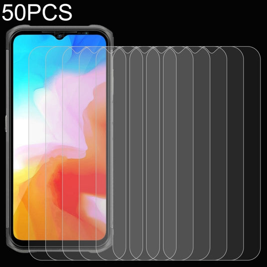 For Ulefone Armor 12 5G 50 PCS 0.26mm 9H 2.5D Tempered Glass Film by buy2fix