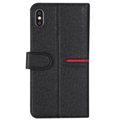 For iPhone XS Max GEBEI Top-grain Leather Horizontal Flip Protective Case with Holder & Card Slots & Wallet & Photo Frame(Black) - More iPhone Cases by GEBEI | Online Shopping UK | buy2fix