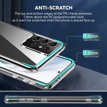 For Samsung Galaxy S21 Ultra 5G TPU + PC Transparent Shockproof Protective Case - Galaxy S21 Ultra 5G Cases by buy2fix | Online Shopping UK | buy2fix