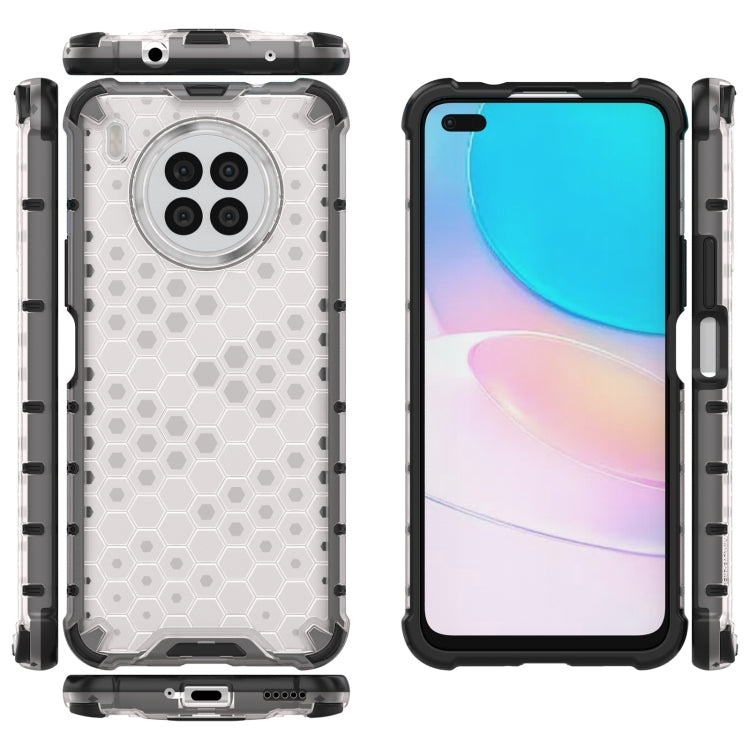 For Huawei Nova 8i Shockproof Honeycomb PC + TPU Protective Case(White) - Huawei Cases by buy2fix | Online Shopping UK | buy2fix