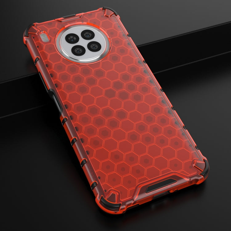 For Huawei Nova 8i Shockproof Honeycomb PC + TPU Protective Case(Red) - Huawei Cases by buy2fix | Online Shopping UK | buy2fix