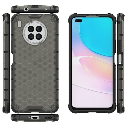 For Huawei Nova 8i Shockproof Honeycomb PC + TPU Protective Case(Black) by buy2fix