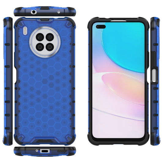 For Huawei Nova 8i Shockproof Honeycomb PC + TPU Protective Case(Blue) by buy2fix