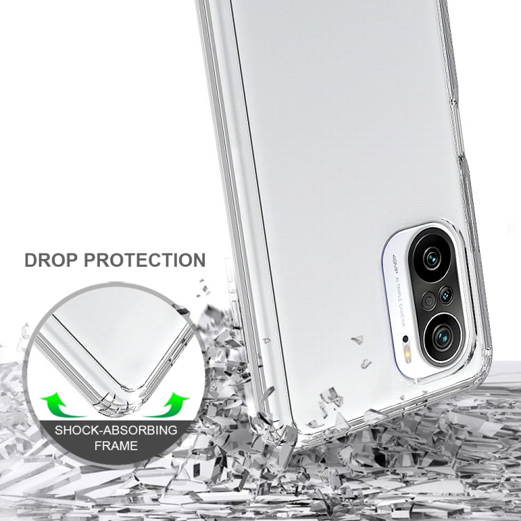 Shockproof Scratchproof TPU + Acrylic Protective Case For Xiaomi Redmi K40 / Poco F3(Transparent) - Xiaomi Cases by buy2fix | Online Shopping UK | buy2fix