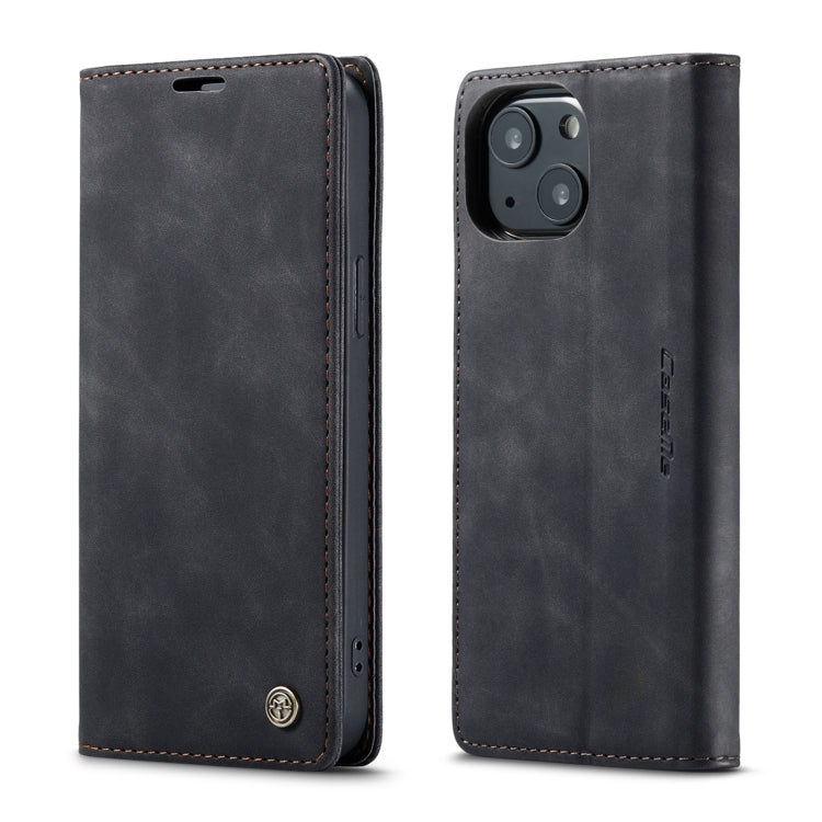 For iPhone 13 mini CaseMe-013 Multifunctional Retro Frosted Horizontal Flip Leather Case with Card Slot & Holder & Wallet (Black) - iPhone 13 mini Cases by CaseMe | Online Shopping UK | buy2fix