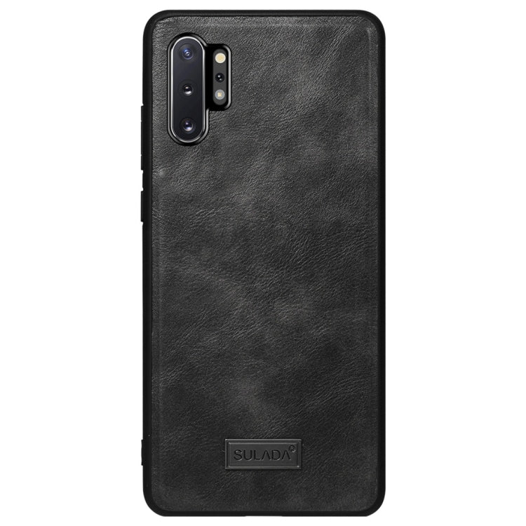 For Huawei Mate 30 SULADA Shockproof TPU + Handmade Leather Protective Case(Black) - Huawei Cases by SULADA | Online Shopping UK | buy2fix