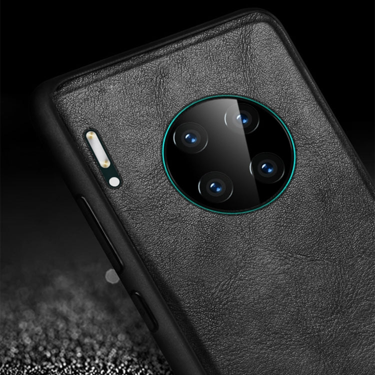 For Huawei Mate 30 SULADA Shockproof TPU + Handmade Leather Protective Case(Black) - Huawei Cases by SULADA | Online Shopping UK | buy2fix