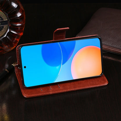 idewei Crazy Horse Texture Horizontal Flip Leather Case with Holder & Card Slots & Wallet For Honor Play 5T Pro(Rose Red) - Honor Cases by idewei | Online Shopping UK | buy2fix