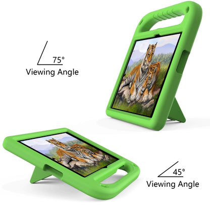 For Huawei Enjoy Tablet 2 / MatePad T10 / T10s Portable Handle EVA Shockproof Anti Falling Protective Case with Triangle Holder(Green) - Huawei by buy2fix | Online Shopping UK | buy2fix