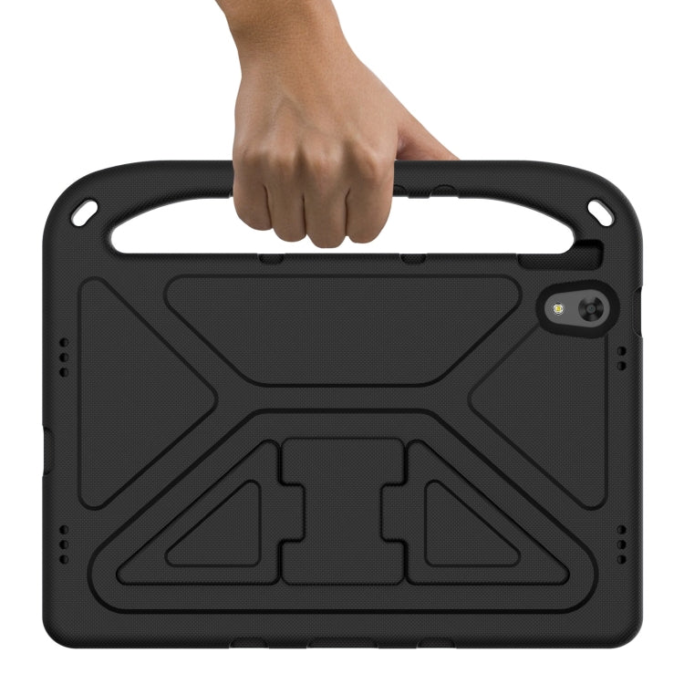 For Lenovo Tab P11 TB-J606F / Tab P11 Plus TB-J607F Portable Handle EVA Shockproof Anti Falling Protective Case with Triangle Holder(Black) by buy2fix