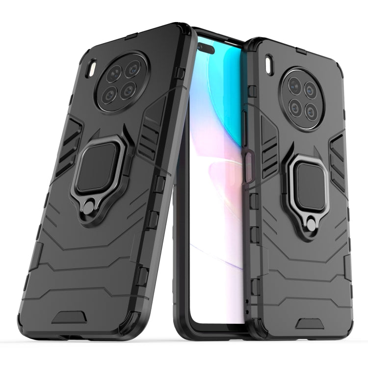 For Huawei nova 8i Foreign Version Shockproof PC + TPU Protective Case with Magnetic Ring Holder(Black) - Huawei Cases by buy2fix | Online Shopping UK | buy2fix