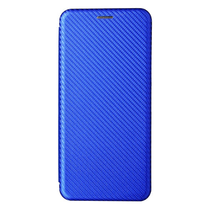 For UMIDIGI Power 5 Carbon Fiber Texture Horizontal Flip TPU + PC + PU Leather Case with Card Slot(Blue) - More Brand by buy2fix | Online Shopping UK | buy2fix