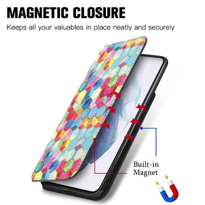 For Samsung Galaxy S21+ 5G Colorful Magnetic Horizontal Flip PU Leather Case with Holder & Card Slot & Wallet(Magic Space) - Galaxy S21+ 5G Cases by buy2fix | Online Shopping UK | buy2fix