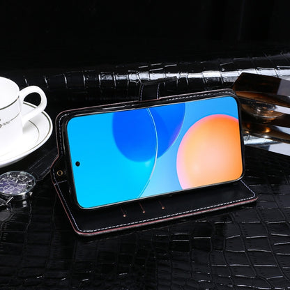 For Honor Play 5T Pro idewei Crocodile Texture Horizontal Flip Leather Case with Holder & Card Slots & Wallet(Dark Blue) - Honor Cases by idewei | Online Shopping UK | buy2fix