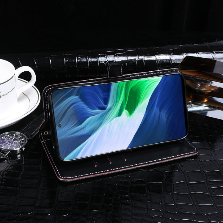 For Infinix Note 10 idewei Crocodile Texture Horizontal Flip Leather Case with Holder & Card Slots & Wallet(Dark Blue) - Infinix Cases by idewei | Online Shopping UK | buy2fix