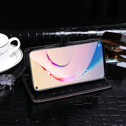 For Oukitel C21 Pro idewei Crocodile Texture Horizontal Flip Leather Case with Holder & Card Slots & Wallet(Black) - More Brand by idewei | Online Shopping UK | buy2fix