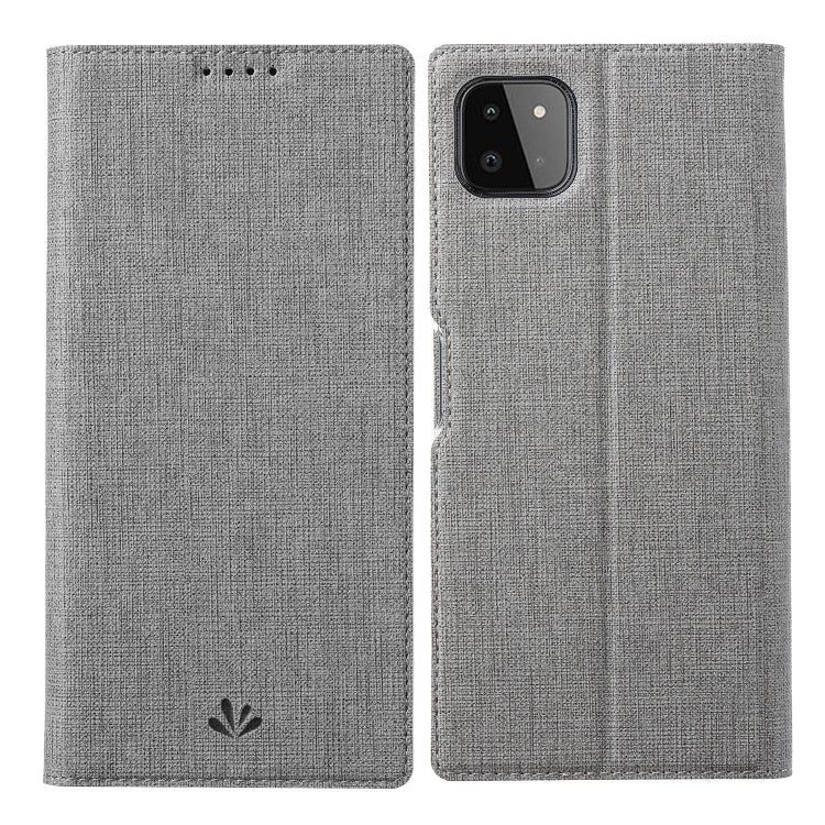 For Samsung Galaxy A22 5G ViLi DMX Series Shockproof TPU + PU Leather Magnetic Attraction Horizontal Flip Case with Card Slot & Holder(Grey) - Galaxy Phone Cases by ViLi | Online Shopping UK | buy2fix