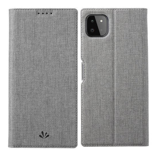 For Samsung Galaxy A22 5G ViLi DMX Series Shockproof TPU + PU Leather Magnetic Attraction Horizontal Flip Case with Card Slot & Holder(Grey)