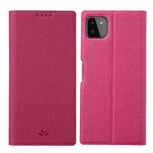 For Samsung Galaxy A22 5G ViLi DMX Series Shockproof TPU + PU Leather Magnetic Attraction Horizontal Flip Case with Card Slot & Holder(Rose Red) - Galaxy Phone Cases by ViLi | Online Shopping UK | buy2fix