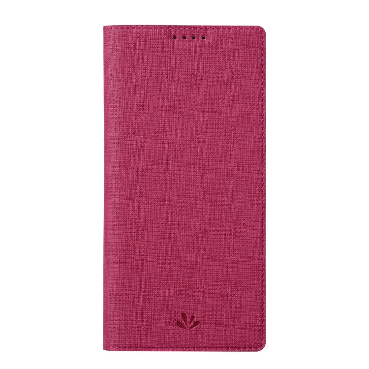 For Samsung Galaxy A22 5G ViLi DMX Series Shockproof TPU + PU Leather Magnetic Attraction Horizontal Flip Case with Card Slot & Holder(Rose Red) - Galaxy Phone Cases by ViLi | Online Shopping UK | buy2fix