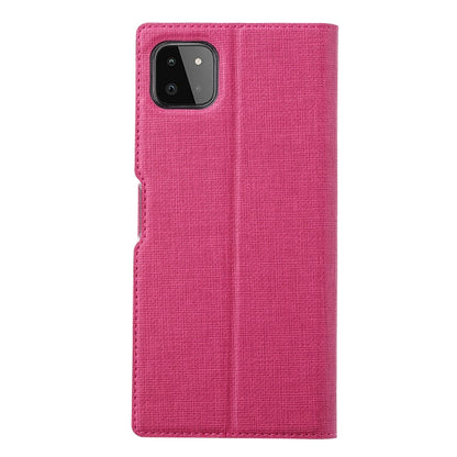 For Samsung Galaxy A22 5G ViLi DMX Series Shockproof TPU + PU Leather Magnetic Attraction Horizontal Flip Case with Card Slot & Holder(Rose Red) - Galaxy Phone Cases by ViLi | Online Shopping UK | buy2fix