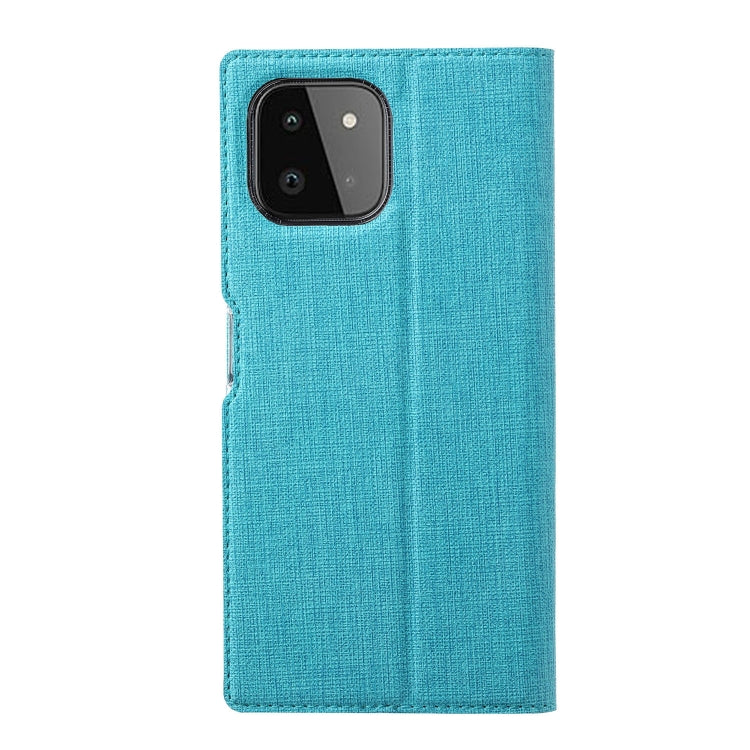 For Samsung Galaxy A22 5G ViLi DMX Series Shockproof TPU + PU Leather Magnetic Attraction Horizontal Flip Case with Card Slot & Holder(Blue) - Galaxy Phone Cases by ViLi | Online Shopping UK | buy2fix