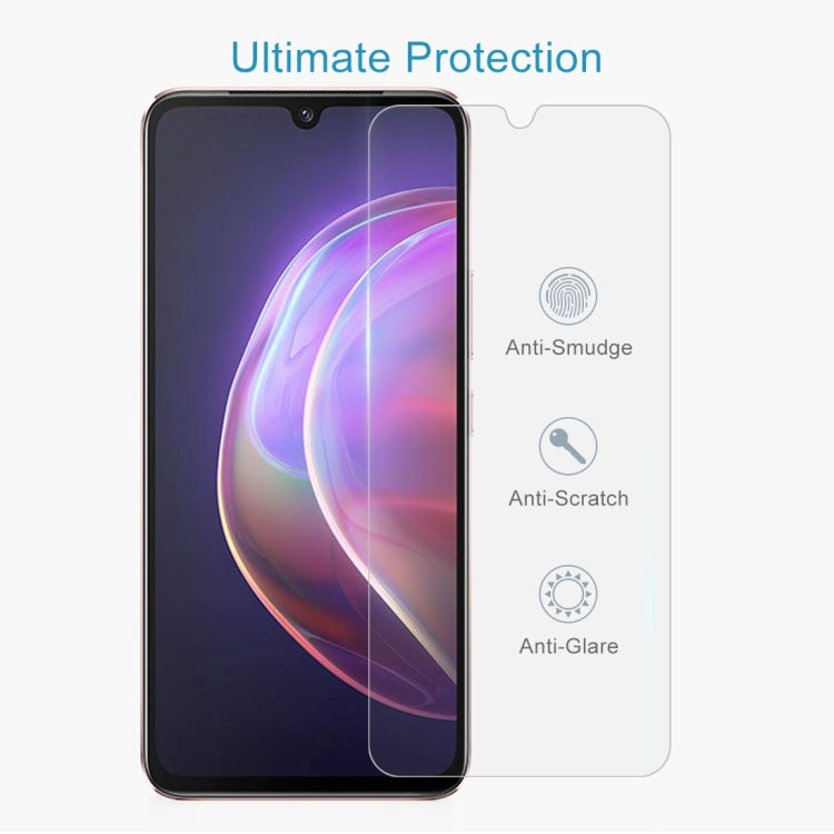 For vivo V21 / V21 5G 10 PCS 0.26mm 9H 2.5D Tempered Glass Film - vivo Tempered Glass by buy2fix | Online Shopping UK | buy2fix