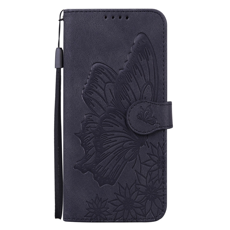 For iPhone 13 mini Retro Skin Feel Butterflies Embossing Horizontal Flip Leather Case with Holder & Card Slots & Wallet (Black) by buy2fix