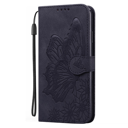 For iPhone 13 Pro Retro Skin Feel Butterflies Embossing Horizontal Flip Leather Case with Holder & Card Slots & Wallet (Black) - iPhone 13 Pro Cases by buy2fix | Online Shopping UK | buy2fix