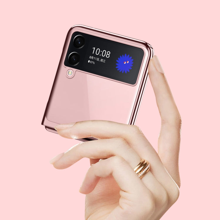 For Samsung Galaxy Z Flip3 5G Symphony Plating PC Shockproof Protective Case(Purple) by buy2fix