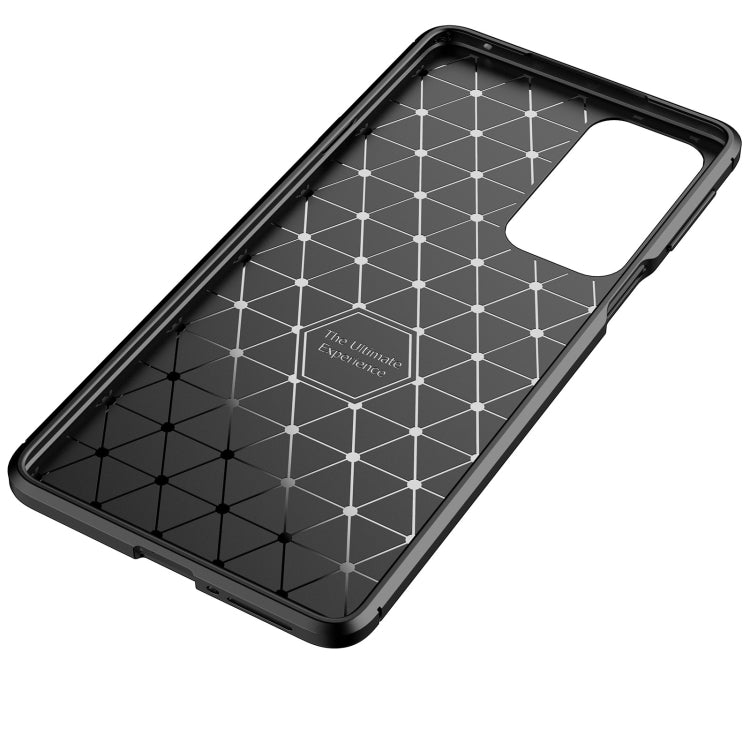 For Motorola Moto Edge 20 Carbon Fiber Texture Shockproof TPU Case(Black) - Motorola Cases by buy2fix | Online Shopping UK | buy2fix