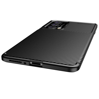 For Motorola Moto Edge 20 Carbon Fiber Texture Shockproof TPU Case(Black) - Motorola Cases by buy2fix | Online Shopping UK | buy2fix