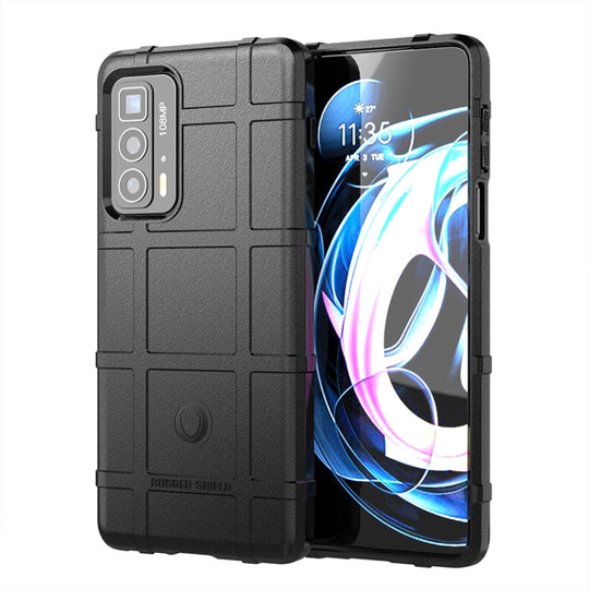 Full Coverage Shockproof TPU Case For Motorola Moto Edge 20 Pro / S Pro(Black)