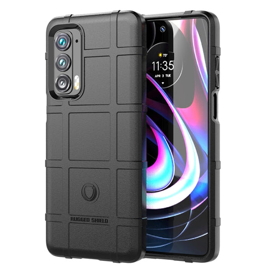 Full Coverage Shockproof TPU Case For Motorola Moto Edge 2021(Black)